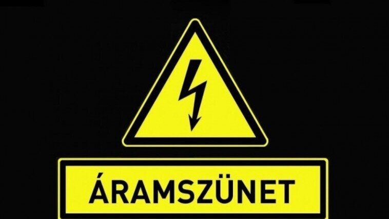 Áramszünet értesítő