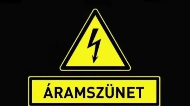 ÁRAMSZÜNET ÉRTESÍTŐ