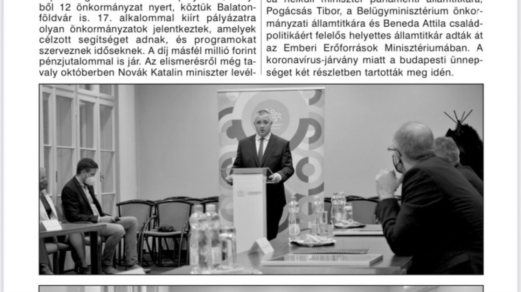 Balatonföldvári Önkormányzatai Hírlevél