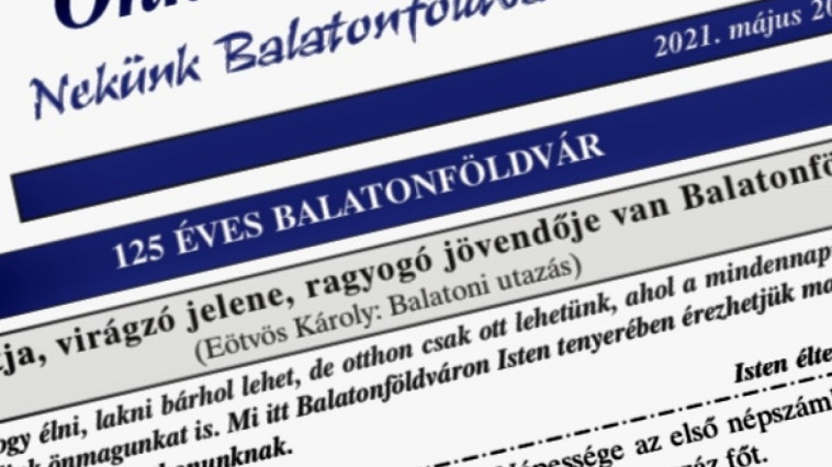 Balatonföldvári Önkormányzati Hírlevél