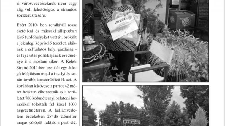 Balatonföldvári Önkormányzati Hírlevél