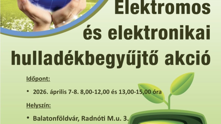 Elektromos és elektronikai hulladékbegyűjtő akció
