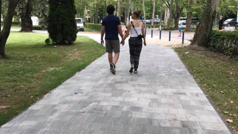 Elkészült a Szivattyú parkban a sétány 