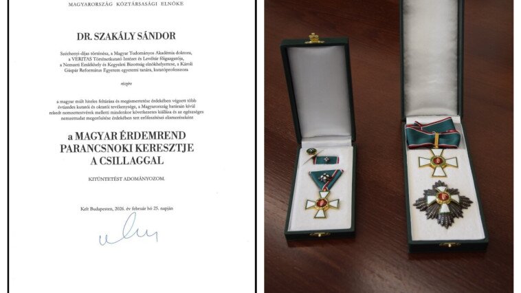 GRATULÁLUNK! ÁLLAMI KITÜNTETÉSBEN RÉSZESÜLT VÁROSUNK DÍSZPOLGÁRA