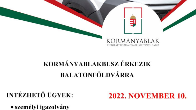 Kormányablakbusz-Tájékoztató