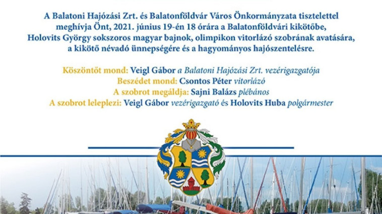 MEGHÍVÓ - KIKÖTŐ NÉVADÓ ÜNNEPSÉGRE, SZOBORAVATÁSRA ÉS AZT KÖVETŐ HAJÓSZENTELÉSRE