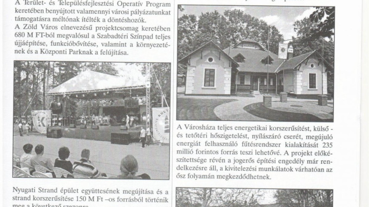 Megjelent a Balatonföldvári Önkormányzati Hírlevél