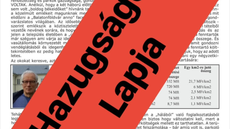 ÚJABB CSÚSZTATÁS A HAZUGSÁGOK LAPJÁBAN