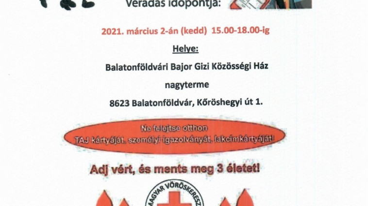 VÉRADÁS BALATONFÖLDVÁRON